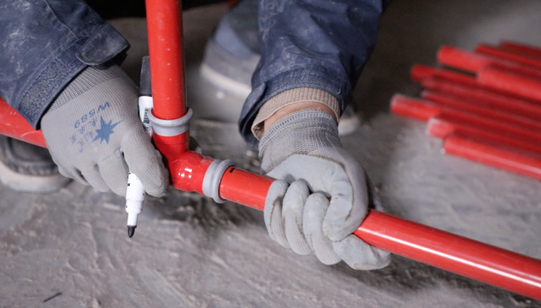 鋼管下料即可安裝